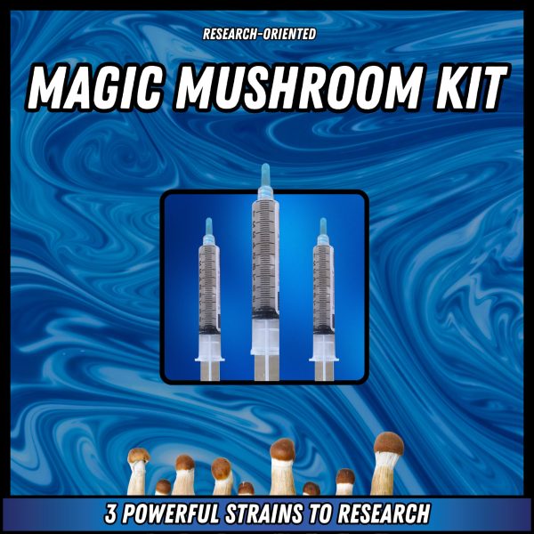 Magic Mushroom grow kit with spore syringes